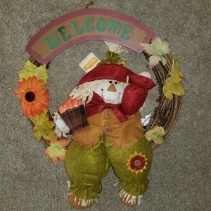 Thanksgiving Fall Welcome Wreath